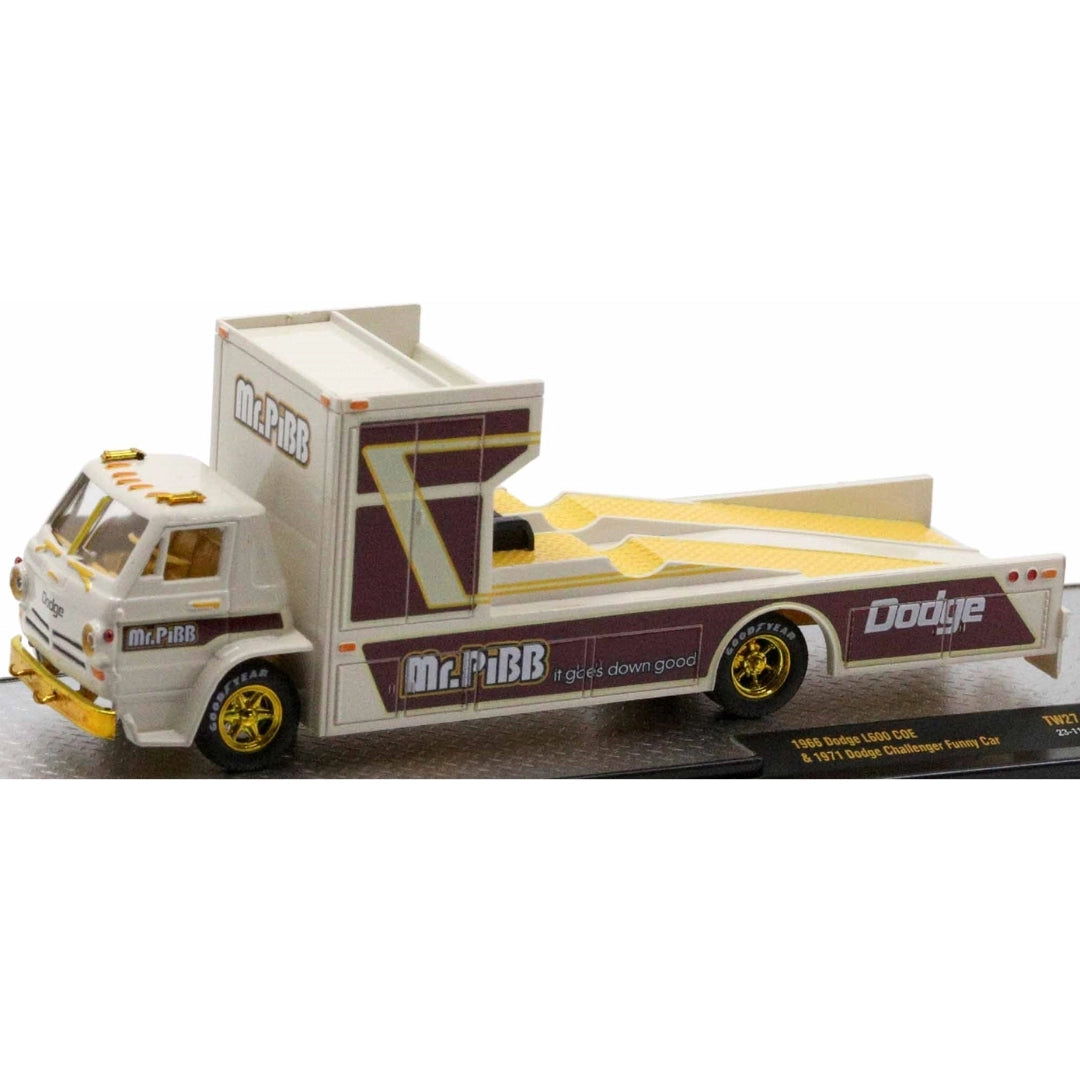1966 Dodge L600 COE - White & Brown Mr. Pibb Chase