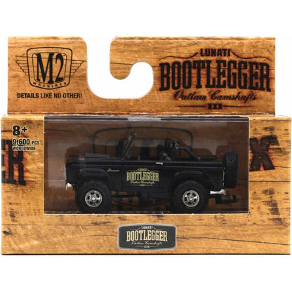 1966 Ford Bronco - Black (Bootlegger Outlaw livery, Open top, Walmart Exclusive)