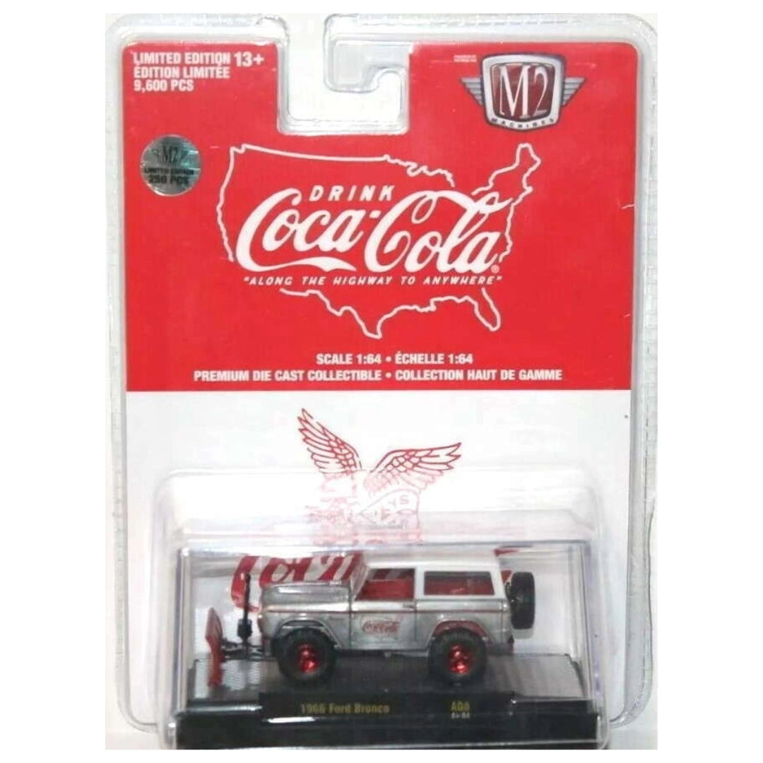 1966 Ford Bronco - Black & Silver (Coca-Cola livery, Red chrome rims, Super Chase)