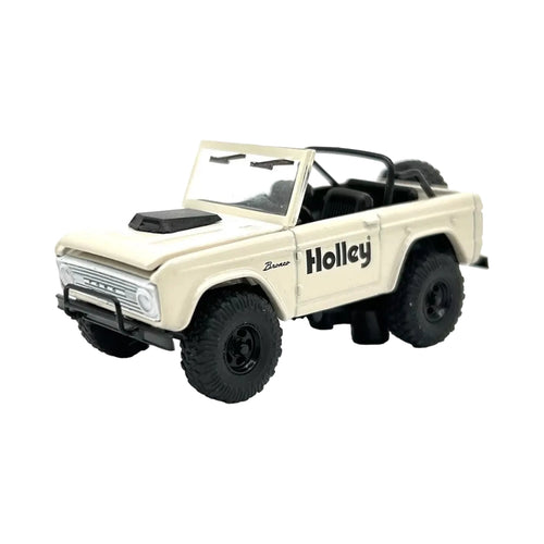 1966 Ford Bronco - Cream (Holley livery, Black rims, Open top)