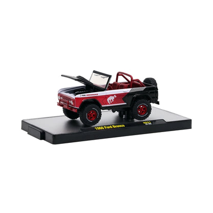 1966 Ford Bronco - Red & Black (Open top, Red chrome rims, Chase)