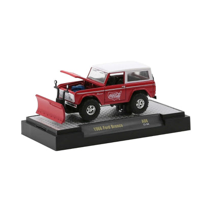 1966 Ford Bronco - Red & White (Coca-Cola livery, Snow plow, Premium Range)