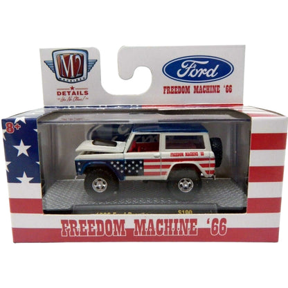 1966 Ford Bronco - White & Blue (American flag livery, O’Reilly Exclusive)