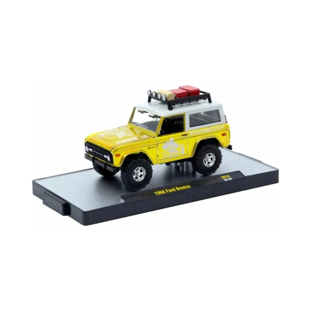 1966 Ford Bronco - Yellow (Coca-Cola Series, Roof rack accessories)