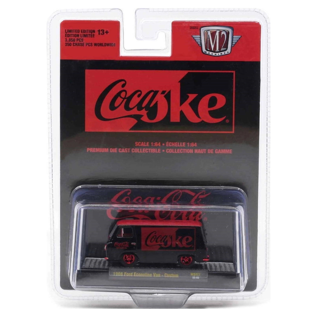 1966 Ford Econoline Van - Custom - Black/Red (Coca-Cola - Chase)