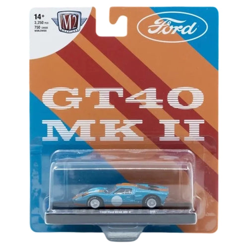 1966 Ford GT40 MK II - Blue (White Rims, Black Tires & Interior)