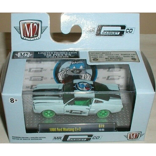1966 Ford Mustang 2+2 - Light Blue with Green Chrome (Mr. Gasket) (Chase)