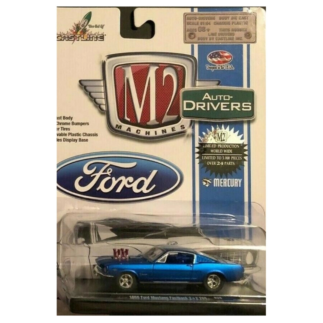 1966 Ford Mustang Fastback 2+2 289 - Blue (Engine Detail)