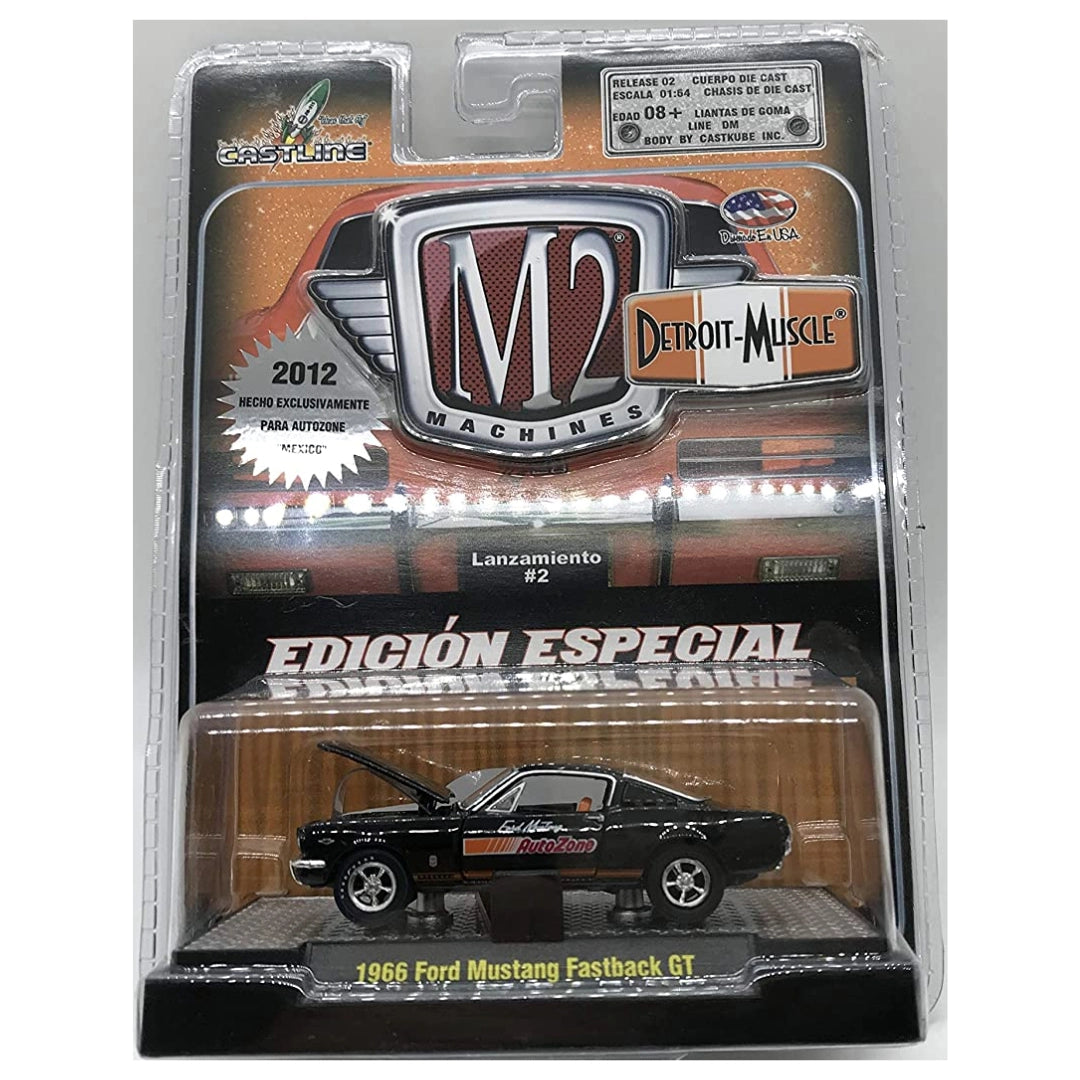 1966 Ford Mustang Fastback GT - Black (AutoZone Mexico Special Edition)