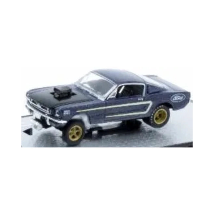 1966 Ford Mustang Gasser - Dark Blue & Silver