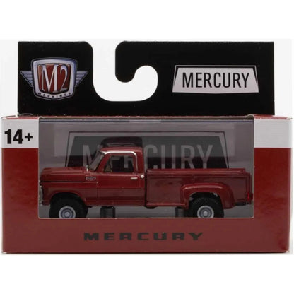 1967 Mercury M-100 Custom 4X4 - Red (White Rims, Silver Chrome Details, Light Brown Interior)