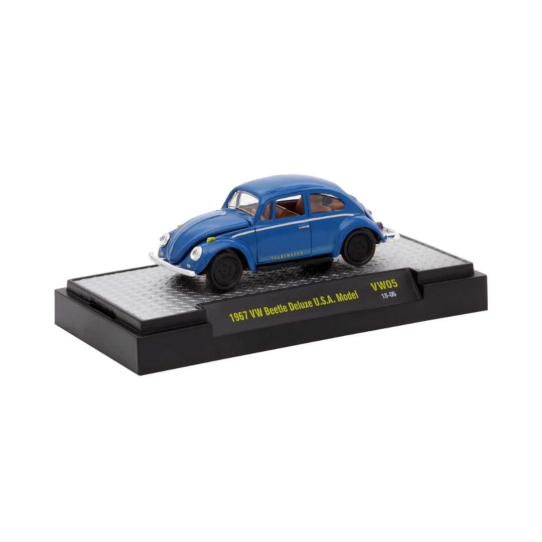1967 VW Beetle Deluxe USA Model - Blue (Auto-Thentics Volkswagen Release VW05)