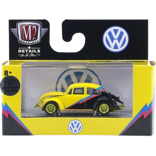 1967 VW Beetle Deluxe USA Model - Yellow Stripe (Detroit-Muscle Release 61 Chase)