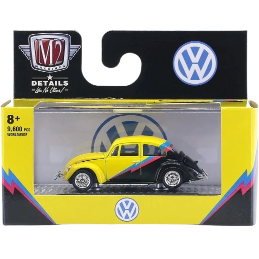 1967 VW Beetle Deluxe USA Model - Yellow Stripe (Detroit-Muscle Release 61)