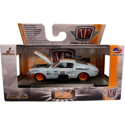 1968 Ford Mustang - Light Blue (#68, Orange Rims)