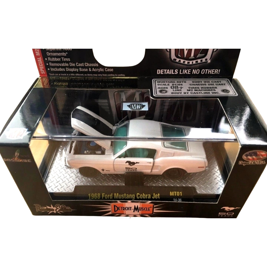 1968 Ford Mustang Cobra Jet - White (Green Interior)