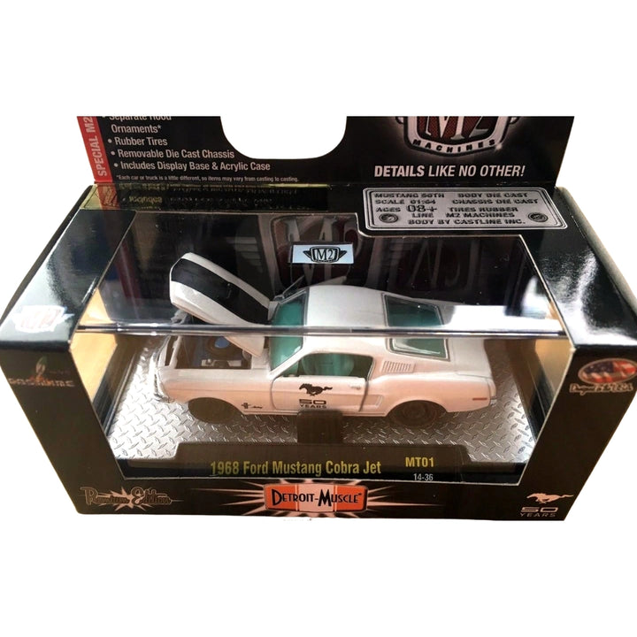 1968 Ford Mustang Cobra Jet - White (Green Interior)