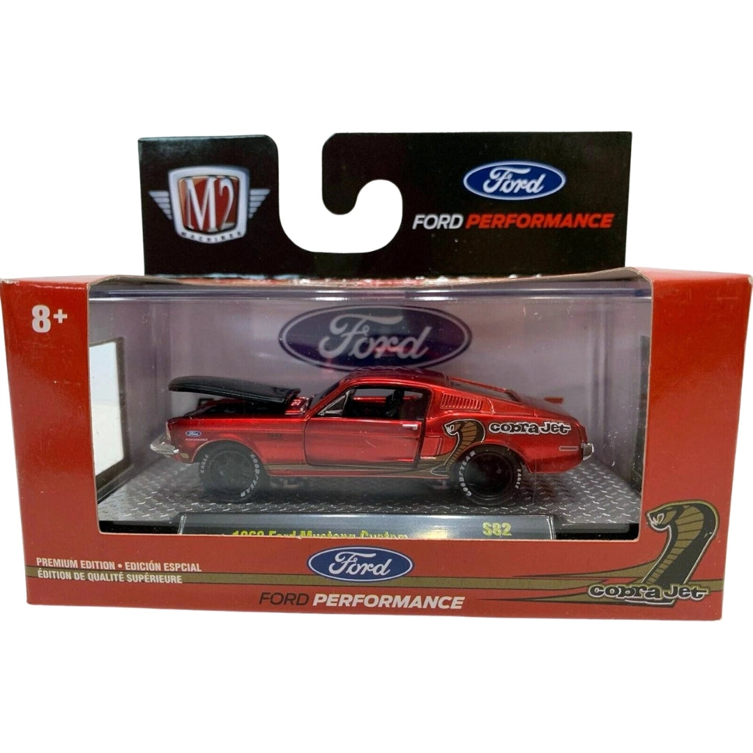 1968 Ford Mustang Custom - Red (Display Base)