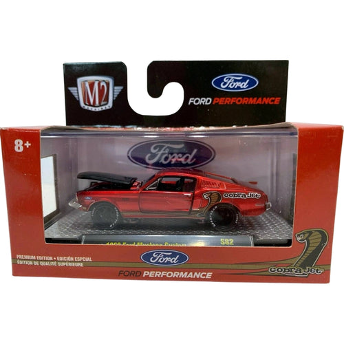 1968 Ford Mustang Custom - Red (Display Base)