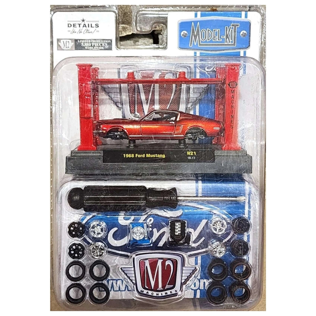 1968 Ford Mustang Custom - Red (Model Kit)