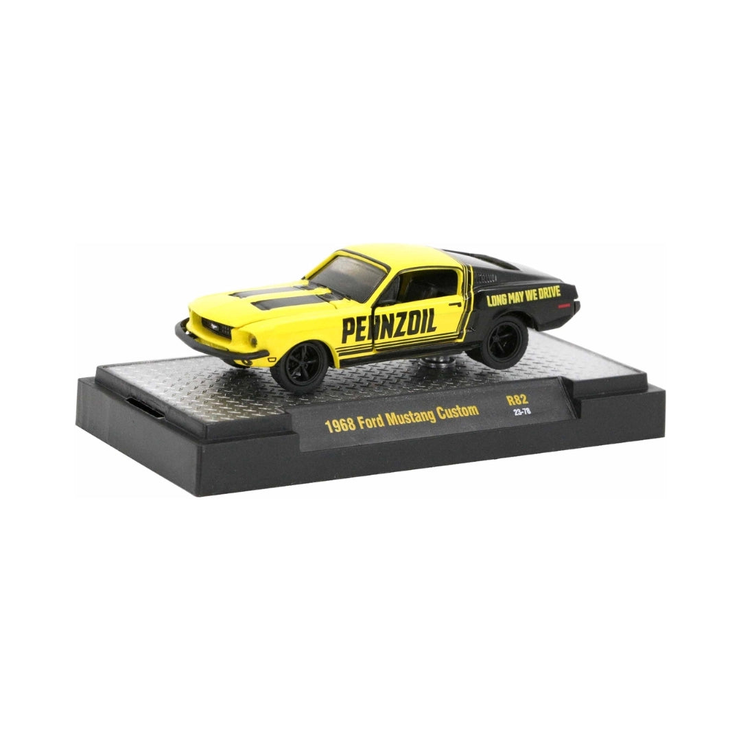 1968 Ford Mustang Custom - Yellow/Black (Pennzoil Livery)
