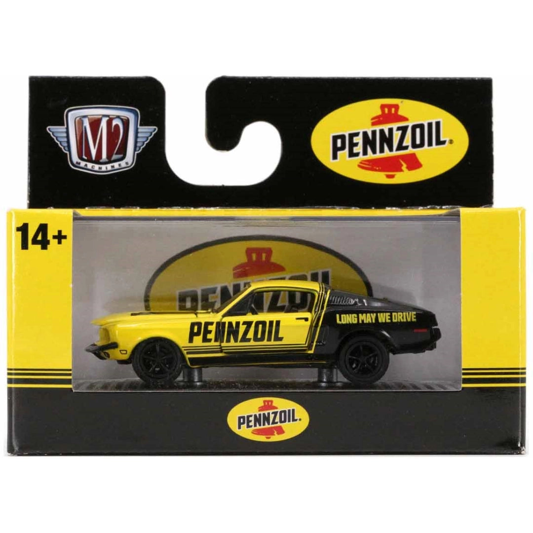 1968 Ford Mustang Custom - Yellow/Black (Pennzoil Livery)