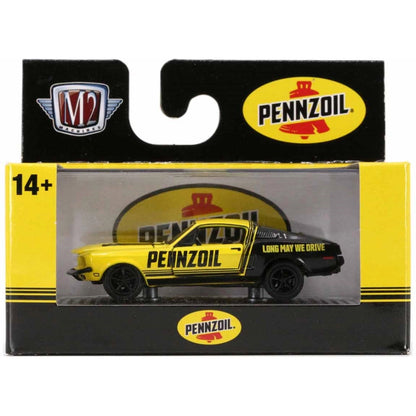 1968 Ford Mustang Custom - Yellow/Black (Pennzoil Livery)