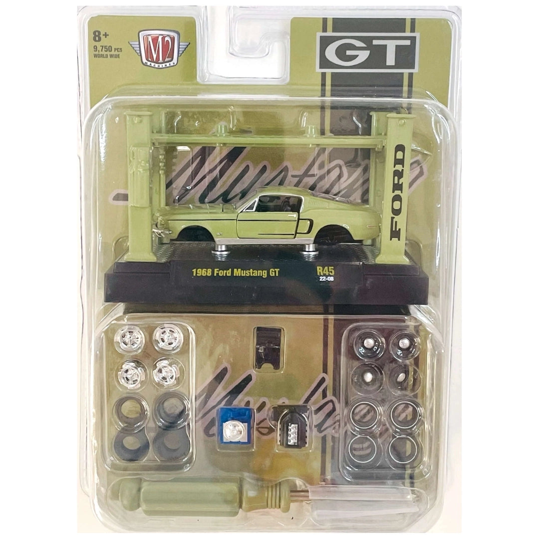 1968 Ford Mustang GT - Olive Green (Model Kit)