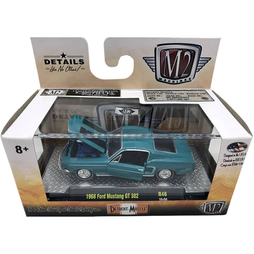 1968 Ford Mustang GT 302 - Aqua Blue