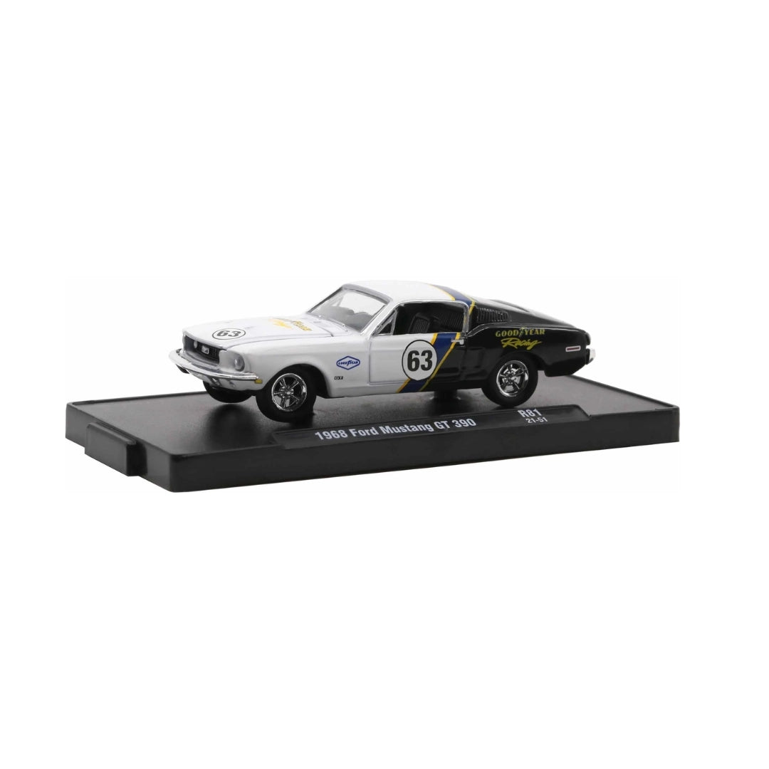 1968 Ford Mustang GT 390 - White/Black (#63)