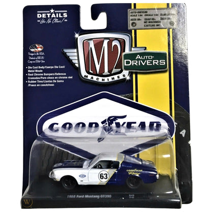 1968 Ford Mustang GT 390 - White/Blue (#63)