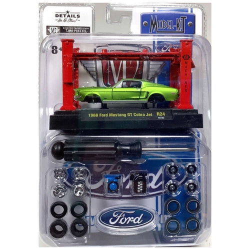 1968 Ford Mustang GT Cobra Jet - Lime Green (Model Kit)