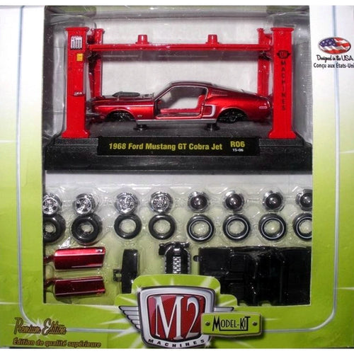 1968 Ford Mustang GT Cobra Jet - Red (International Box)
