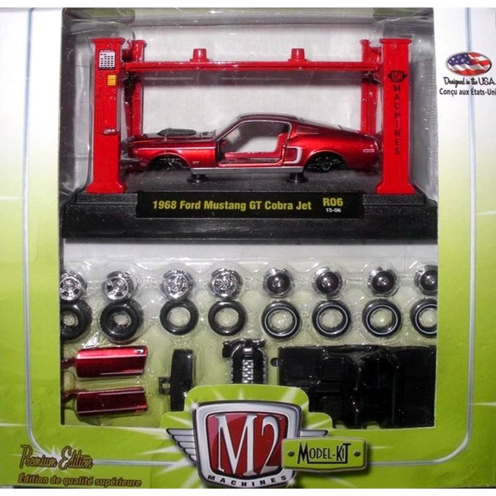 1968 Ford Mustang GT Cobra Jet - Red (International Box)