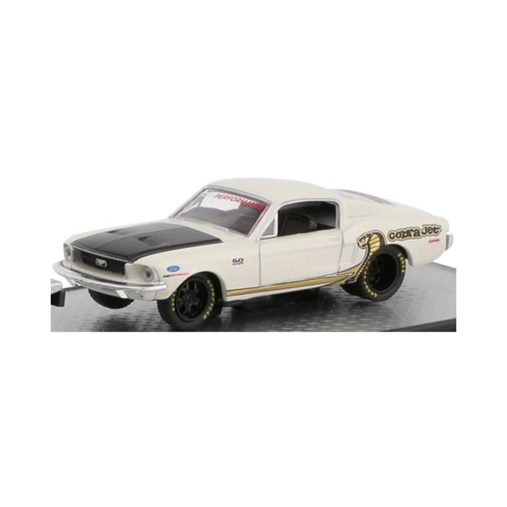 1968 Ford Mustang GT Cobra Jet - White (Black Hood)