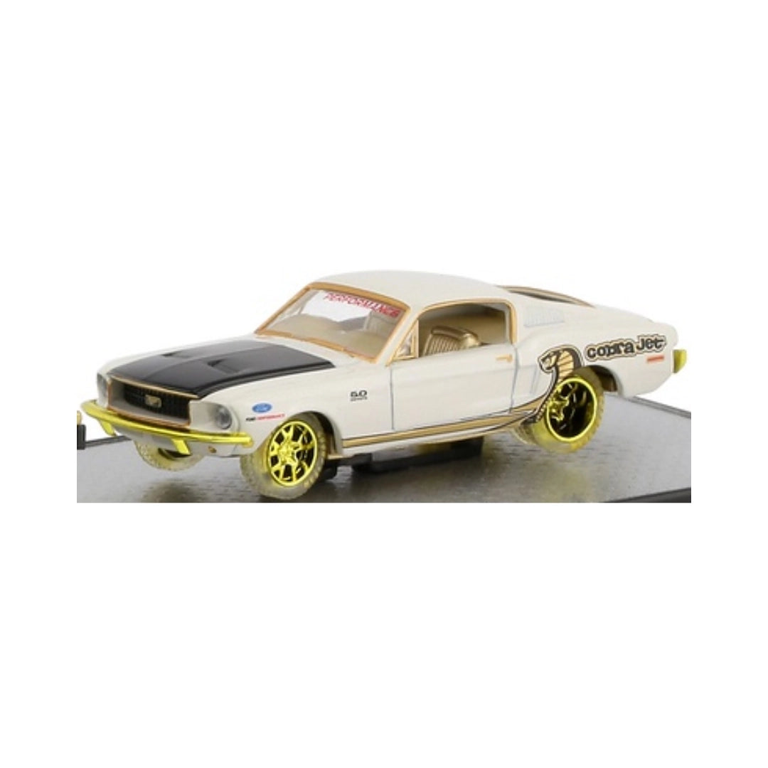 1968 Ford Mustang GT Cobra Jet - White (Gold Chase)