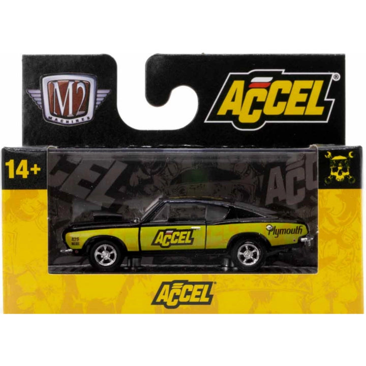 1968 Plymouth Barracuda HEMI Super Stock – Black & Yellow (Accel Livery)