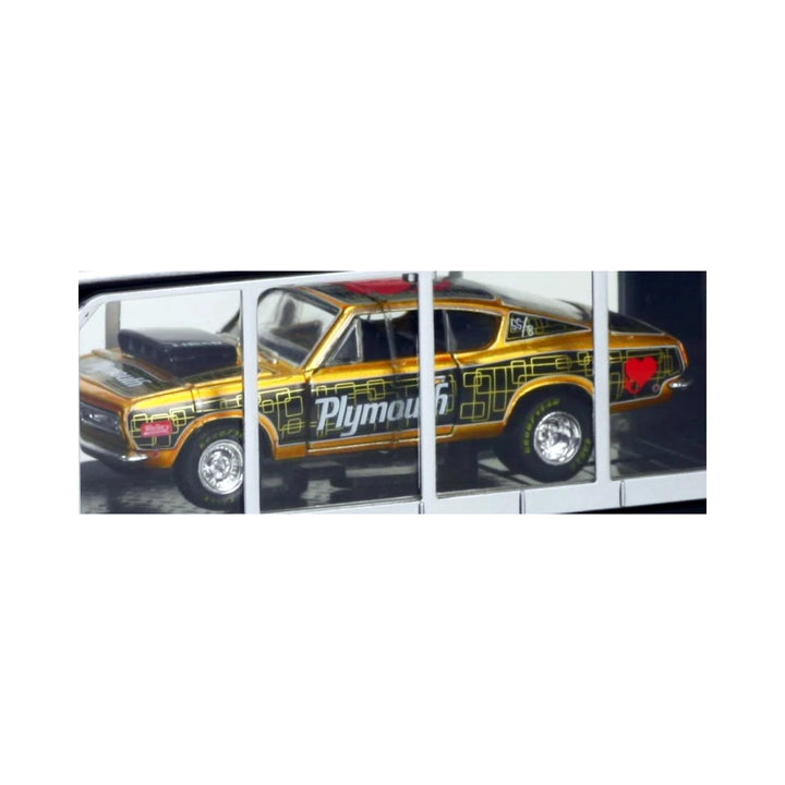 1968 Plymouth Barracuda HEMI Super Stock – Gold & Black (Auto-Haulers)