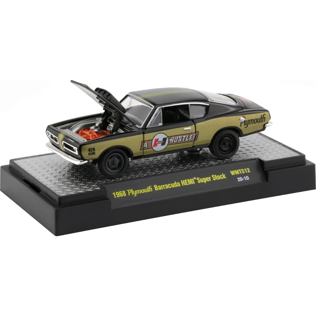 1968 Plymouth Barracuda HEMI Super Stock – Gold & Black (Hurst Performance)