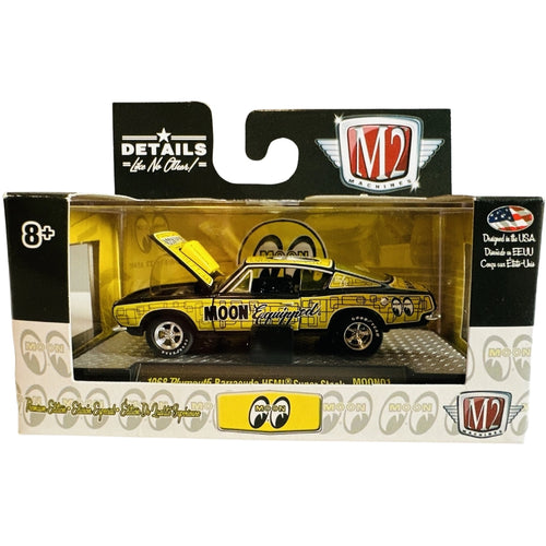 1968 Plymouth Barracuda HEMI Super Stock – Yellow (Mooneyes Livery)