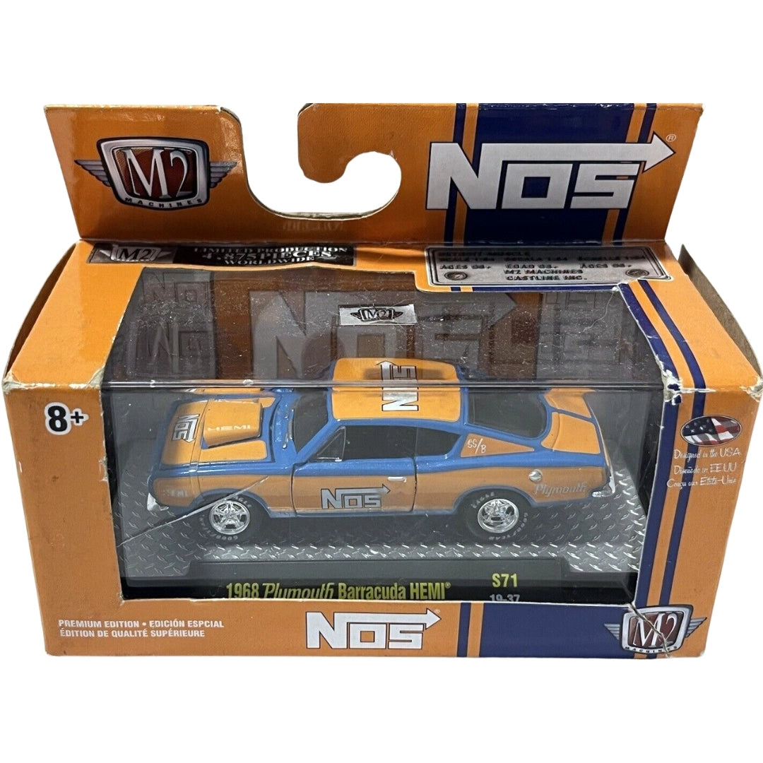 1968 Plymouth Barracuda HEMI – Blue & Orange (NOS Livery)