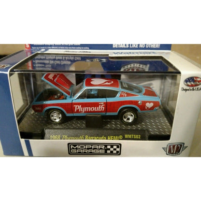 1968 Plymouth Barracuda HEMI – Blue & Red (Mopar Garage Livery)