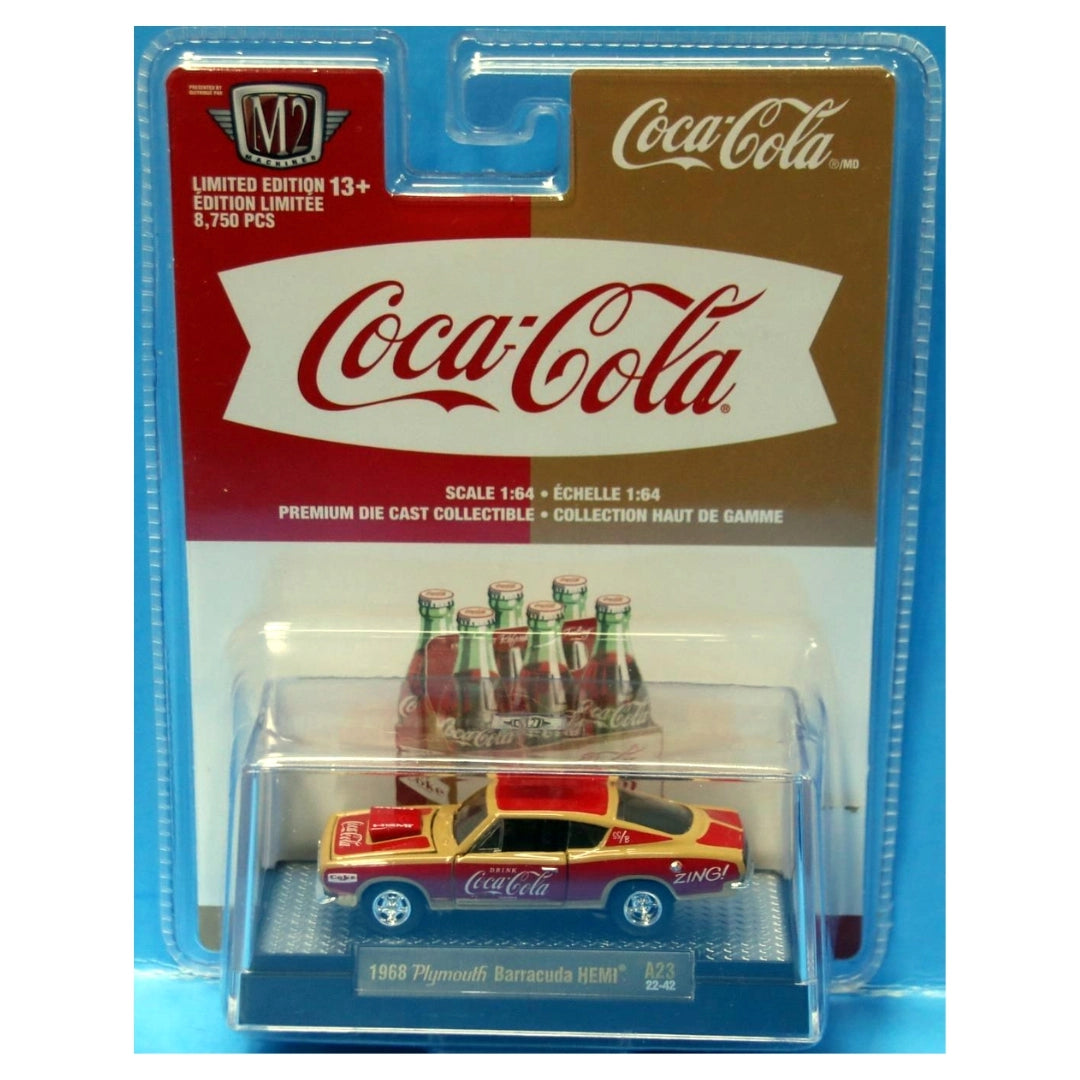 1968 Plymouth Barracuda HEMI – Gold & Red (Coca-Cola Livery)