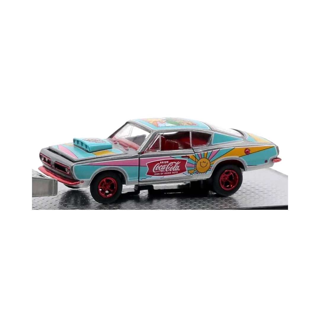 1968 Plymouth Barracuda HEMI – Teal & Red (Coca-Cola Livery, Super Chase)