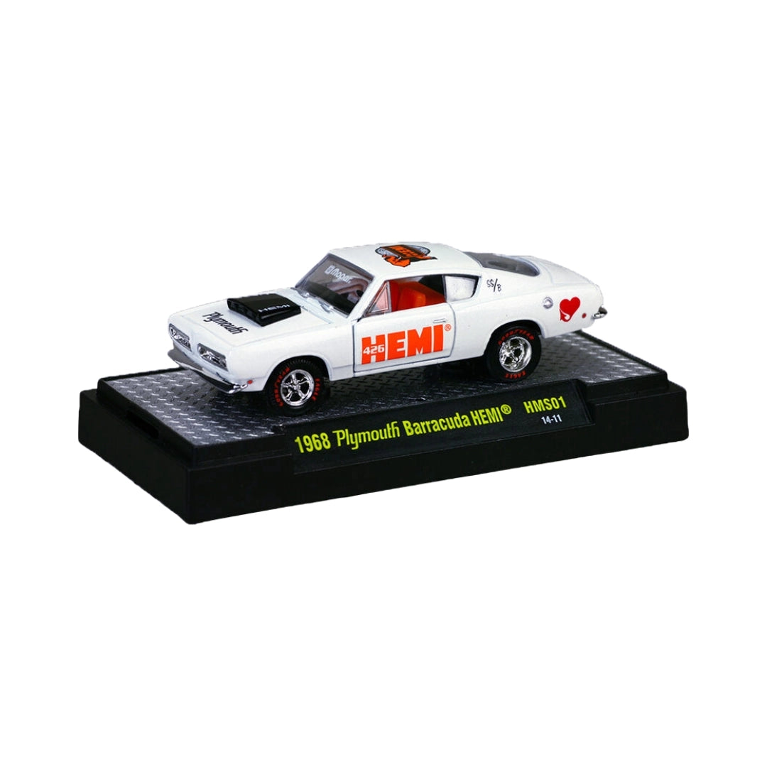 1968 Plymouth Barracuda HEMI – White & Orange (HEMI 50th Anniversary Livery)