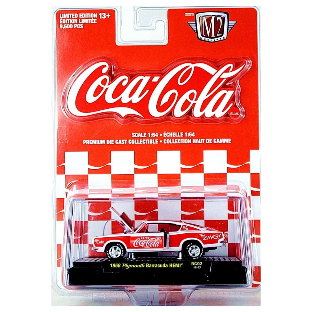 1968 Plymouth Barracuda HEMI – White & Red (Coca-Cola Livery)