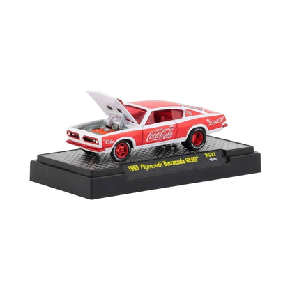 1968 Plymouth Barracuda HEMI – White & Red (Coca-Cola Livery, Chase)