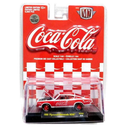 1968 Plymouth Barracuda HEMI – White & Red (Coca-Cola Livery, Chase)