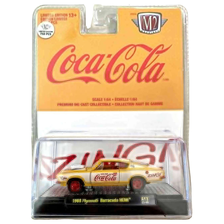 1968 Plymouth Barracuda HEMI – Yellow (Coca-Cola Livery, Chase)
