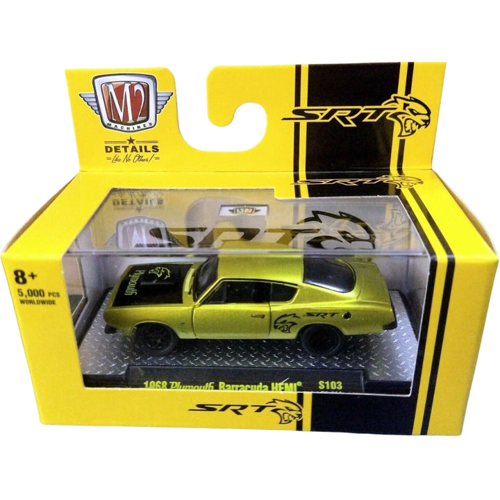 1968 Plymouth Barracuda HEMI – Yellow (SRT Style)